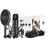 Los mejores  - Rode Microphones NT1 KIT- Micrófono de Condensador- Negro